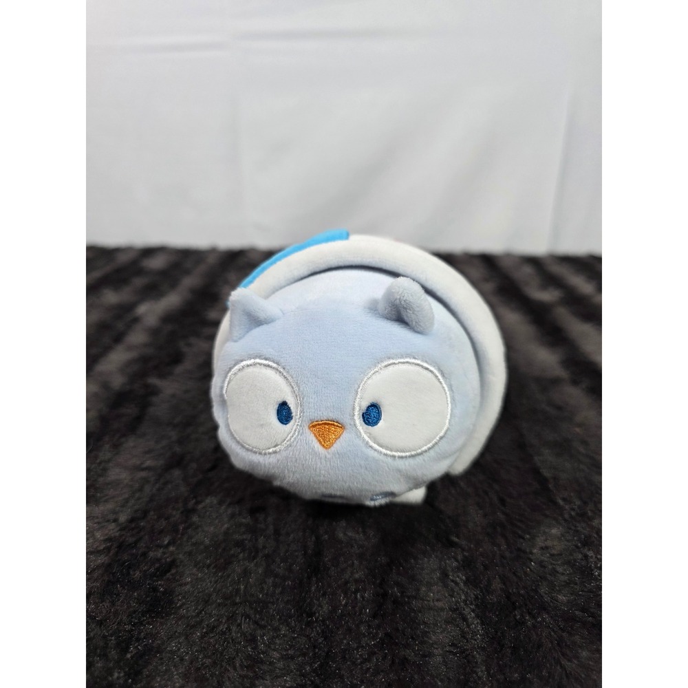 Anirollz Owlyroll Blue Owl Plush in ICEE Cup Removable Blanket Roll Toy